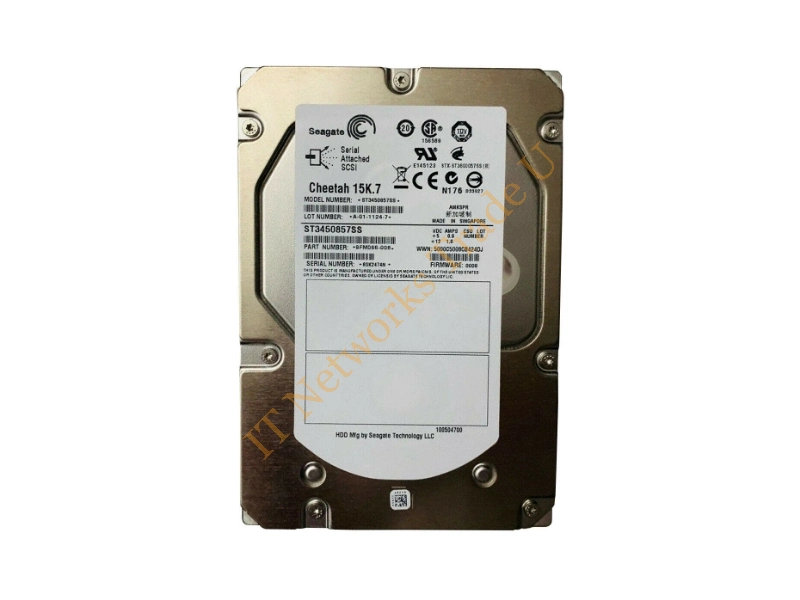 9FM066-008 Seagate 450GB 15000RPM SAS 6Gb/s 3.5-inch Server Hard Drive Internal HDD