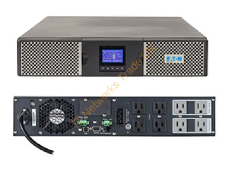 9PX1500RT - Eaton 9PX 1500RT Double-conversion (Online) 1500VA 8AC outlet(s) Rackmount/Tower Black,Silver uninterruptible power supply (UPS)