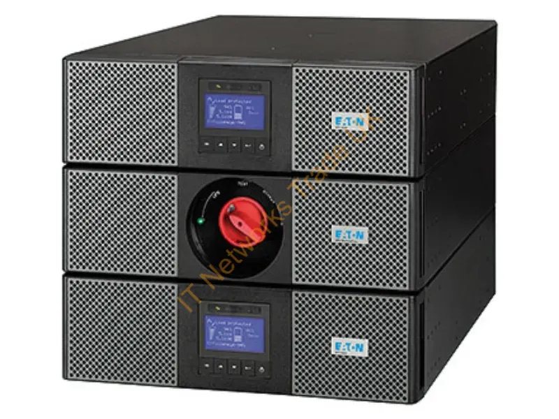 9PXM10KIRTN - Eaton 9PXM10KiRTN uninterruptible power supply (UPS) Double-conversion (Online) 10 kVA 9000 W 11 AC outlet(s)