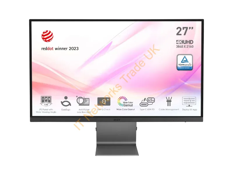 9S6-3PB8CH-004 - MSI Modern MD271UL 27 IPS UHD 4K USB-C Ultra Slim monitor
