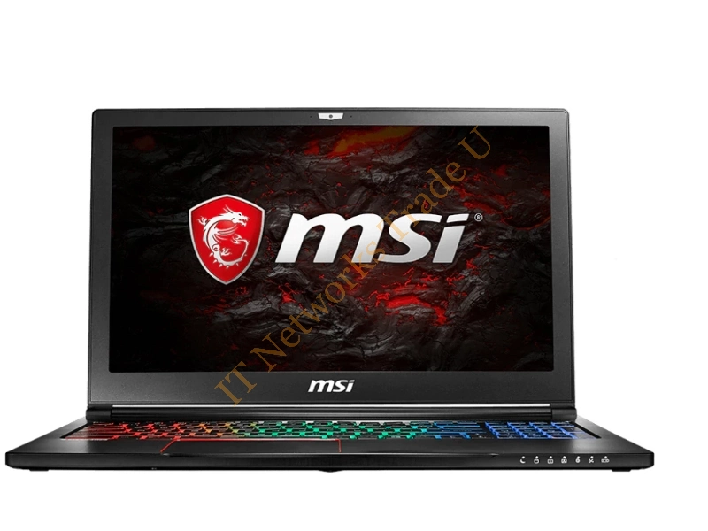 MSI Gaming GS63VR 7RF-(Stealth Pro)247UK 2.8GHz i7-7700HQ 15.6" 1920 x 1080pixels Black Notebook Laptop System