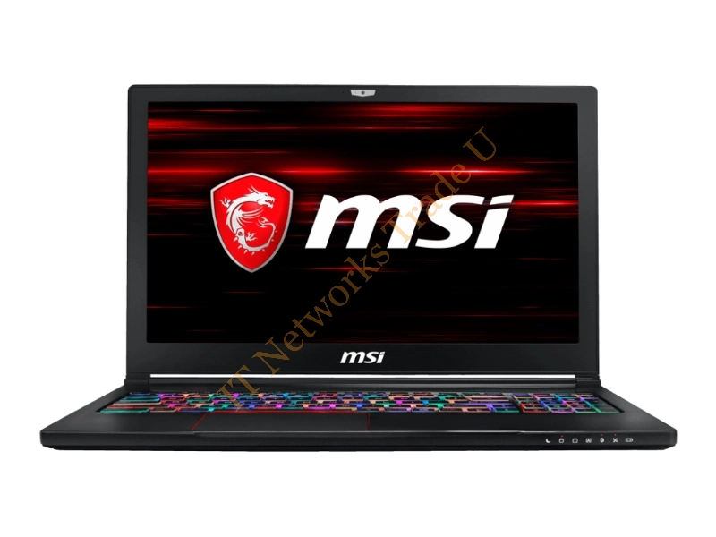 MSI Gaming GS63 8RE-007UK Stealth 2.2GHz i7-8750H 15.6" 1920 x 1080pixels Black Notebook Laptop System