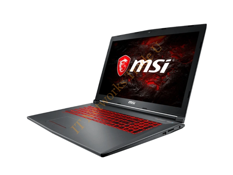 MSI Gaming GV72 7RE-832 2.8GHz i7-7700HQ 17.3" 1920 x 1080pixels Black Notebook Laptop System