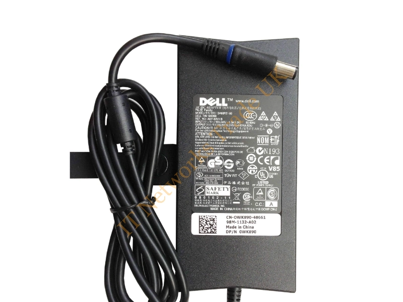 9T458 Dell 90-Watt 20V AC Adapter Power Adapter