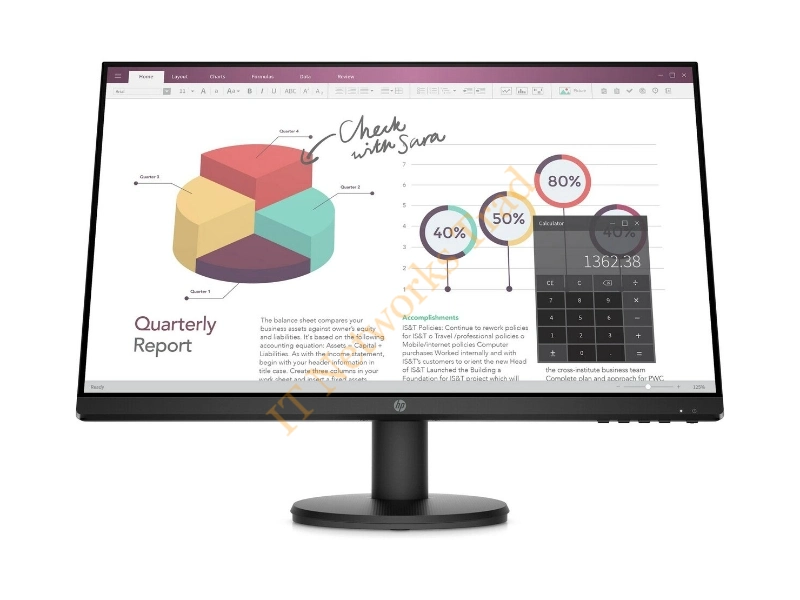 9TT78A6 HP P24v G4 P-Series 23.8-inch Full HD (1080p) 1920 x 1080 at 60Hz LED-backlit LED Monitor