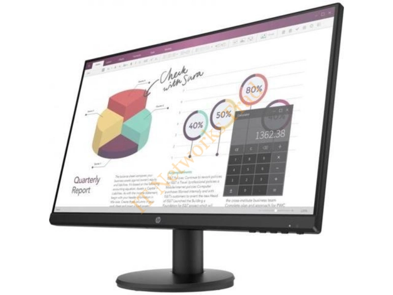 9TT78AT HP P24v G4 P-Series 23.8-inch Full HD (1080p) 1920 x 1080 at 60Hz LED-backlit LED Monitor