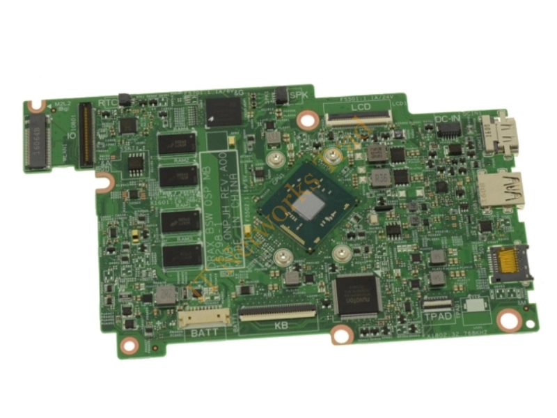 9TWCD Dell System Board with Intel Celeron N3060 1.60GHz CPU for Inspiron 11 3168 Laptop Motherboard