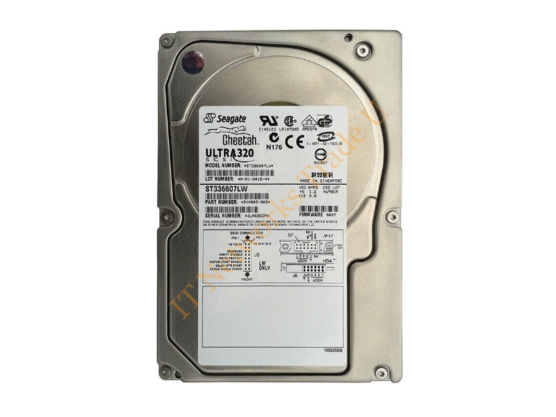 9V4004-055 Seagate 36GB 10000RPM Fibre Channel 2Gb/s 3.5-inch Server Hard Drive Internal HDD