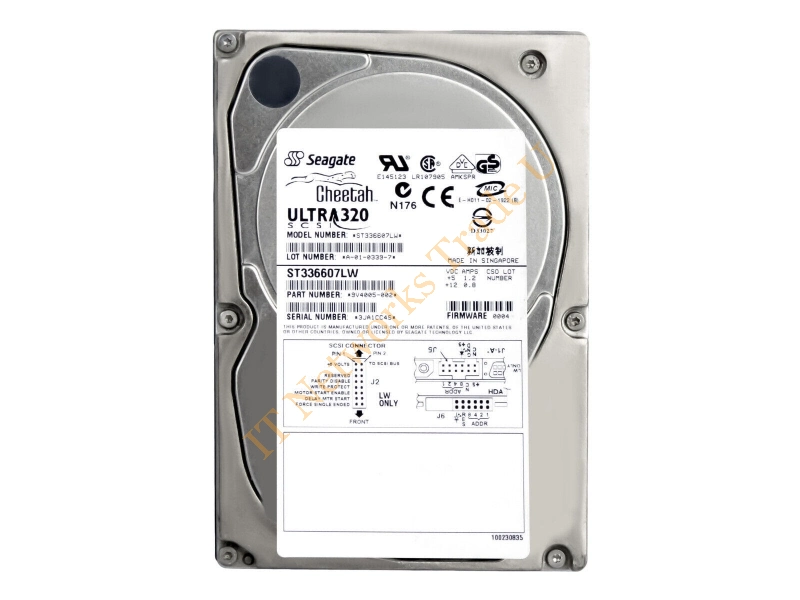 9V4004-071 Seagate 36GB 10000RPM Fibre Channel 2Gb/s 3.5-inch Server Hard Drive Internal HDD