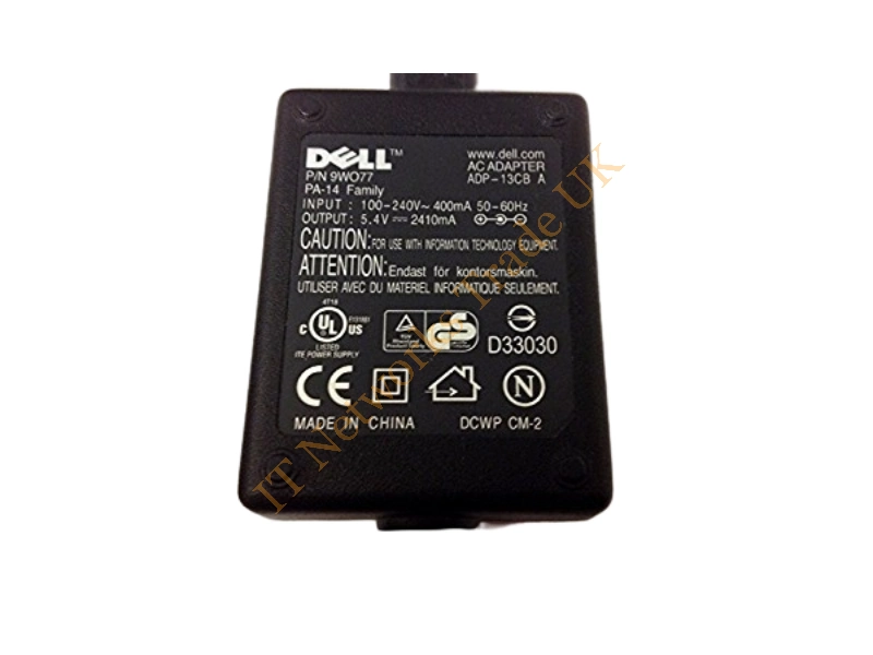 9W077 Dell 5.4V 2410mA AC Adapter Power Adapter