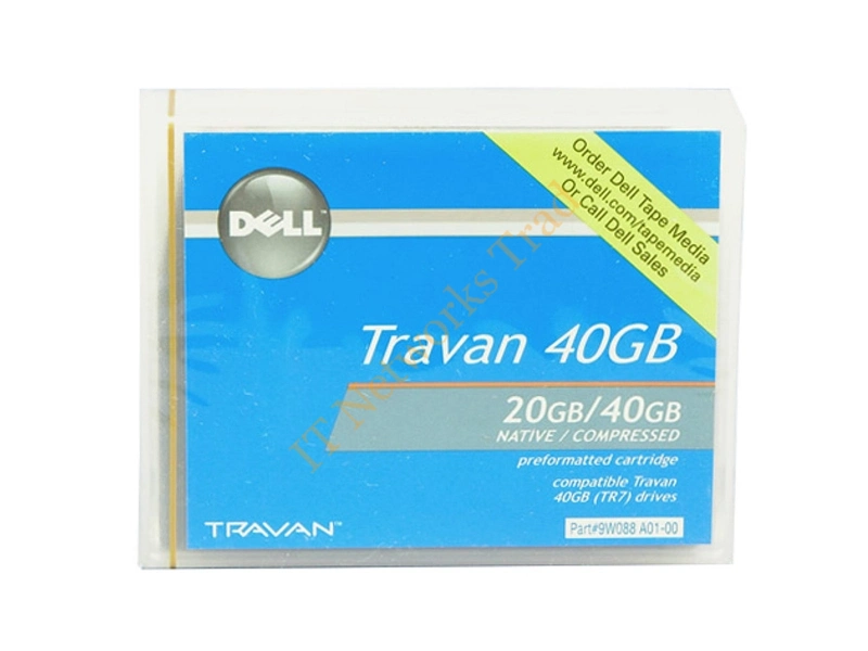 9W088 Dell 20GB/40GB TR-7 Data Cartridge Tape Media Storage
