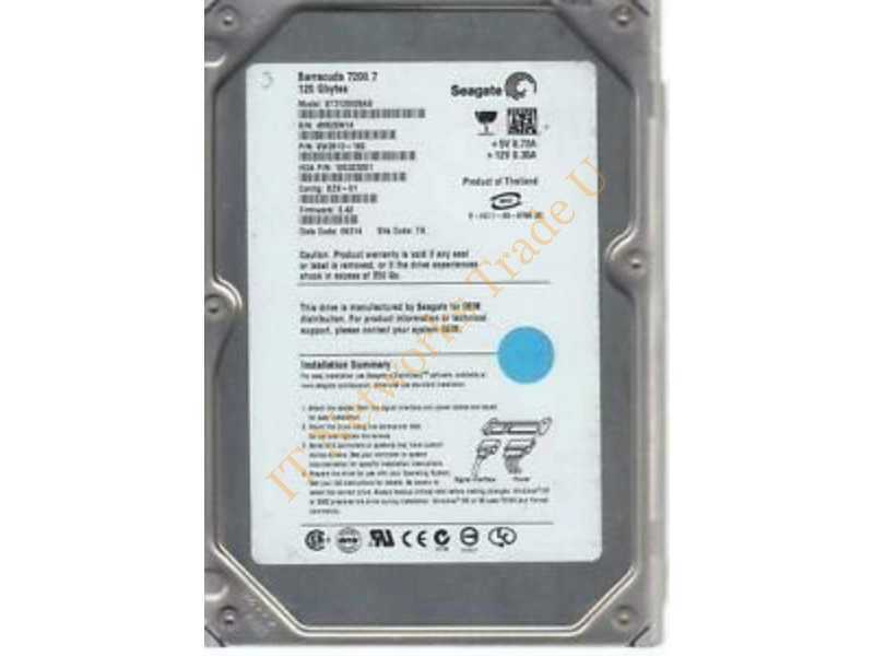 9W2813-160 Seagate 120GB 7200RPM SATA 1.5 GB/s 3.5-inch Printer Hard Drive Internal HDD