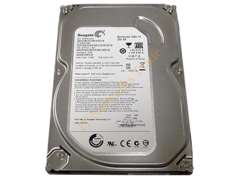 9Y7383-515 Seagate 250GB 7200RPM SATA 1.5Gb/s 3.5-inch Desktop Hard Disk Drive Internal HDD