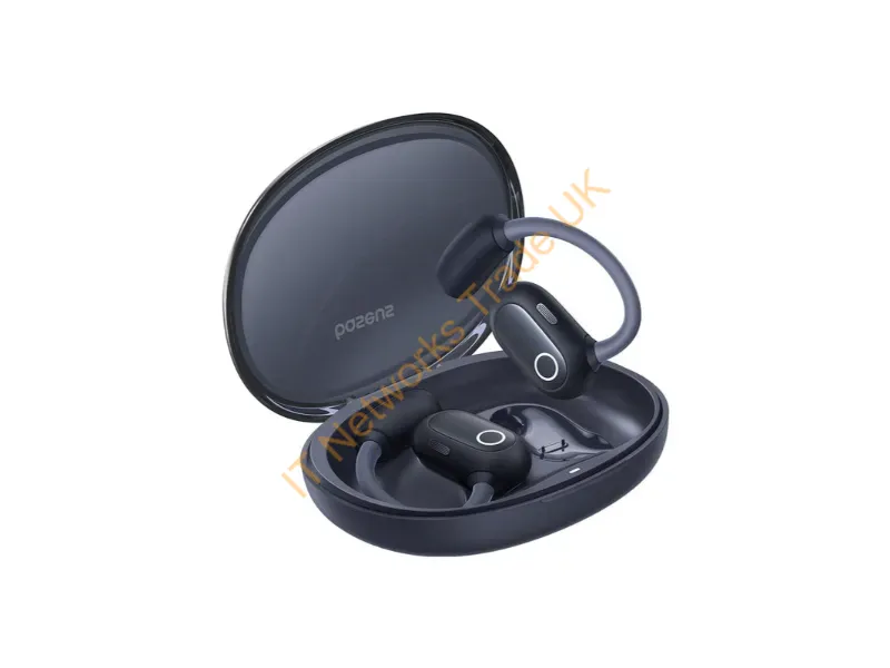 A00064400121-00 - Baseus Eli Sport 1 Headset Wireless Ear-hook Calls/Music USB Type-C Bluetooth Black