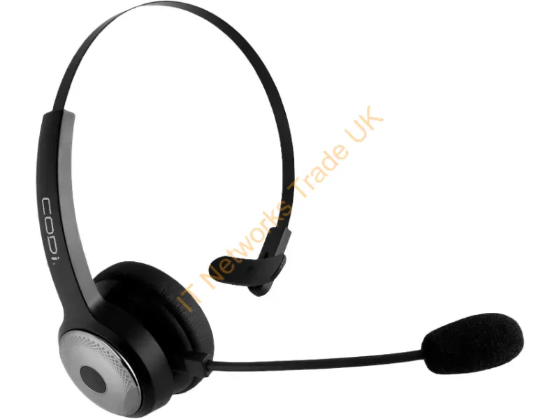 A04616 - Codi A04616 Headphones/Headset Wireless Head-Band Office/Call Center Usb Type-A Bluetooth Charging Stand Black