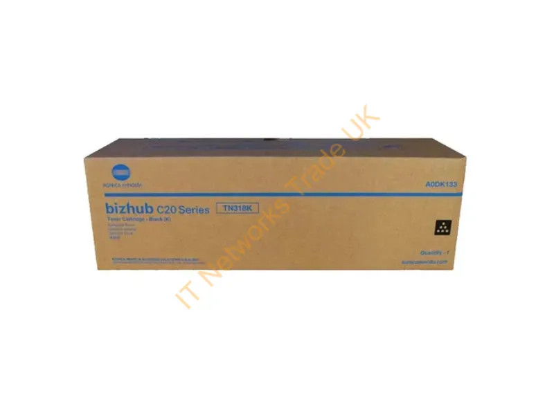 A0DK153 - Konica Minolta A0DK153/TN-318K Toner black, 8K pages/5% for KM bizhub C 20