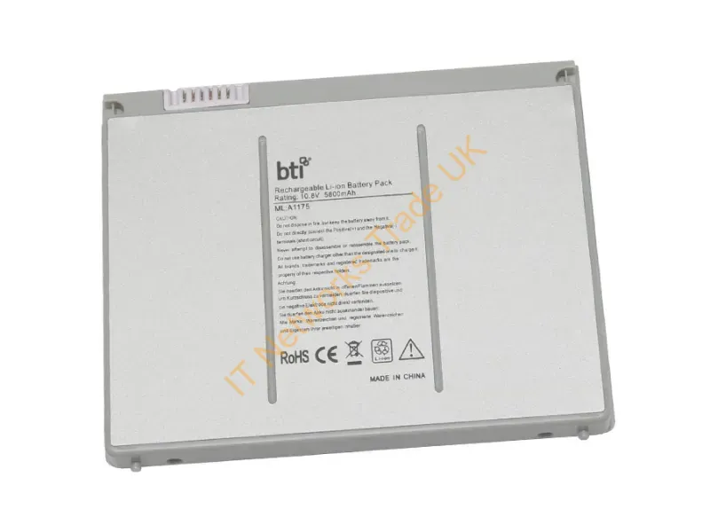 A1175-BTI - Bti A1175- Industrial Rechargeable Battery Lithium Polymer (Lipo) 5800 Mah 10.8 V