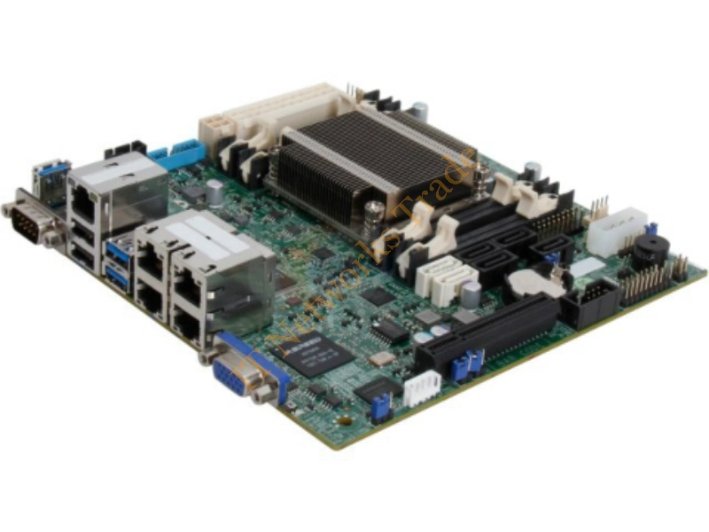 A1SAI-2750F-B Supermicro Intel Atom C2750/ DDR3/ SATA3/USB3.0/ V/4GbE/ Mini-ITX Motherboard / CPU Combo Desktop Motherboard