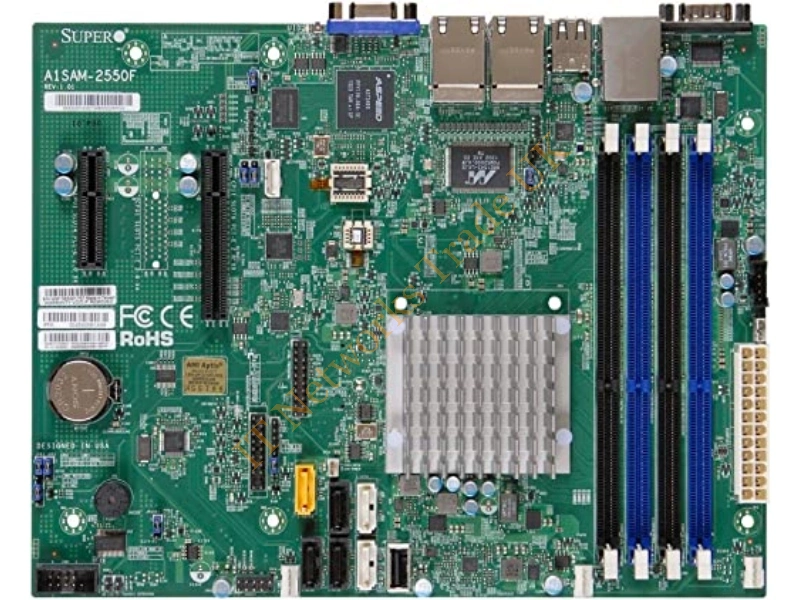 A1SAM2750FO Supermicro Intel Atom C2750 DDR3 SATA3 4GB/s Ethernet Micro-ATX System Board Server Motherboard