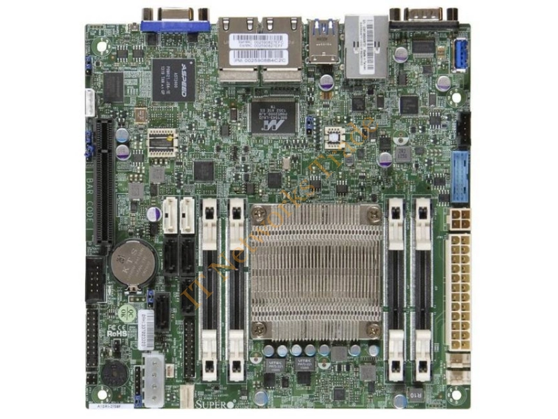 A1SRM-2558F-B Supermicro Intel Atom C2558/ DDR3/ SATA3/ V/4GbE/ MicroATX Motherboard / CPU Combo Desktop Motherboard