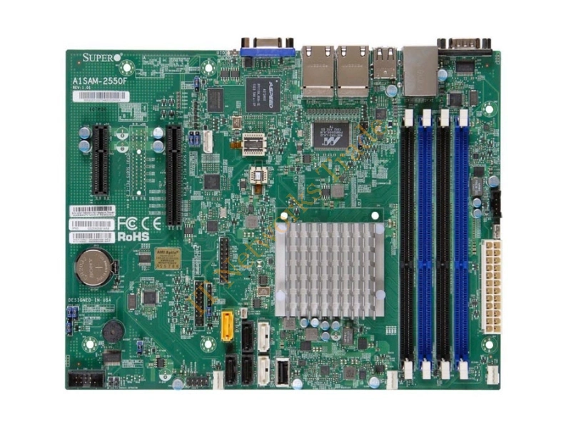 A1SRM-2758F-O Supermicro Intel Atom C2758/ DDR3/ SATA3/ V/4GbE/ MicroATX Motherboard / CPU Combo Desktop Motherboard