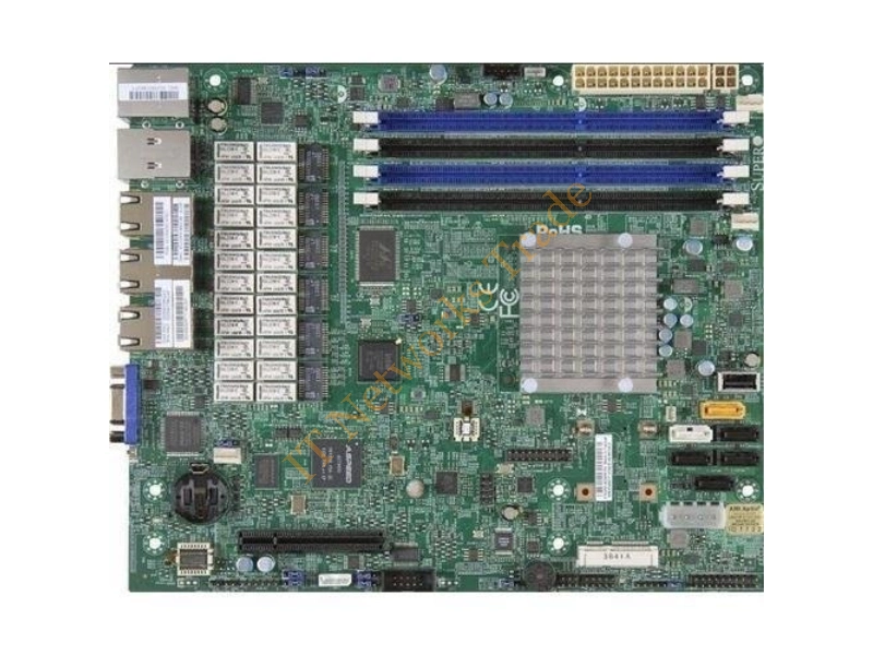 A1SRM-LN7F-2358-O Supermicro Intel Atom C2358/ DDR3/ SATA3/ V/7GbE/ MicroATX Motherboard / CPU Combo Desktop Motherboard