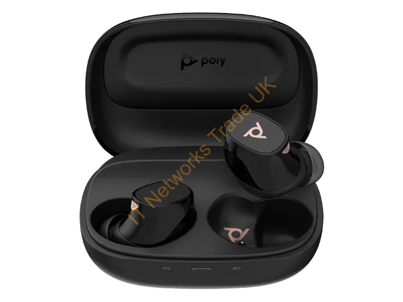 A28PXAA#ABB - HP Poly Voyager Free 20 Black Earbuds +Basic Charge Case Customer Special 1
