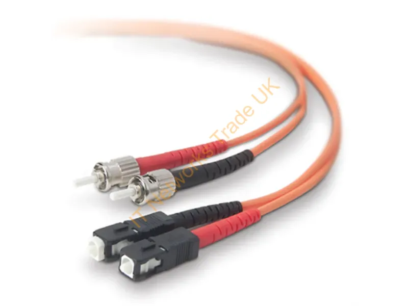 A2F20207-02M Belkin 2m Duplex Fiber Optic Cable Mmf St/Sc 62.5/125