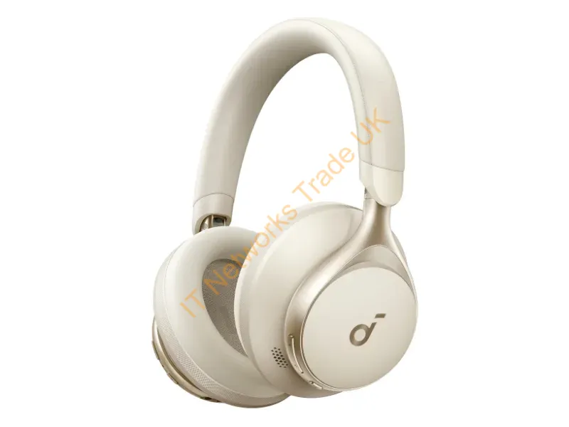 A3035G21 - Soundcore Space One Headset Wired & Wireless Head-band Calls/Music Bluetooth Cream