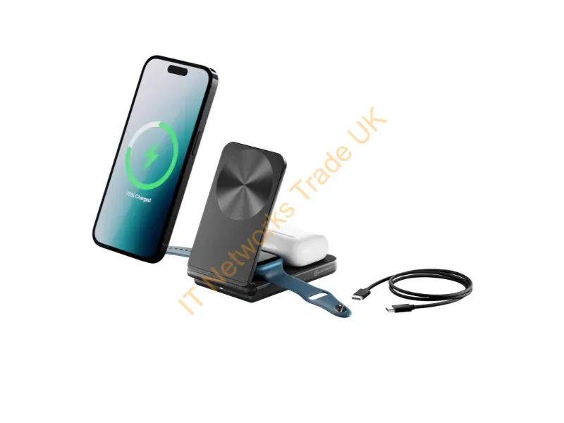A31FWCBK - Alogic A31Fwcbk Mobile Device Charger Headset, Smartphone, Smartwatch, Watch Black Usb Wireless Charging Fast Charging Indoor