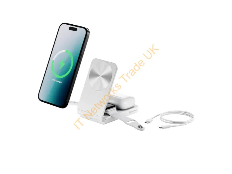 A31FWCWH - Alogic A31Fwcwh Mobile Device Charger Headset, Smartphone, Smartwatch, Watch White Usb Wireless Charging Fast Charging Indoor