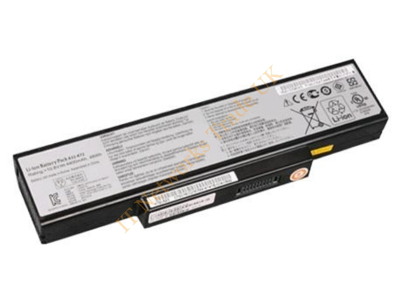 A32-K72 ASUS 6600mAh Li-ion Replacement Laptop Battery