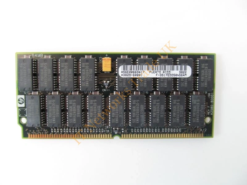 A3829-60001 HP 64MB DIMM Memory Module
