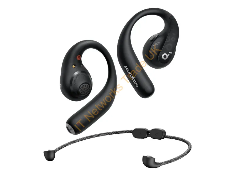 A3871G11 - Soundcore AeroFit Pro Headset Wireless Ear-hook Calls/Music/Sport/Everyday Bluetooth Black