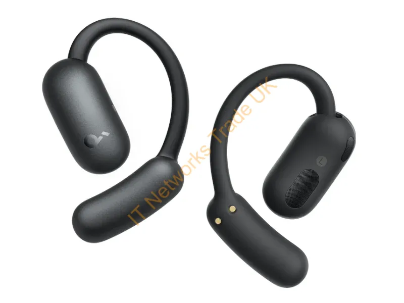 A3874G11 - Soundcore AeroFit 2 Headphones Wireless Open-ear Calls/Music/Sport/Everyday Bluetooth Black