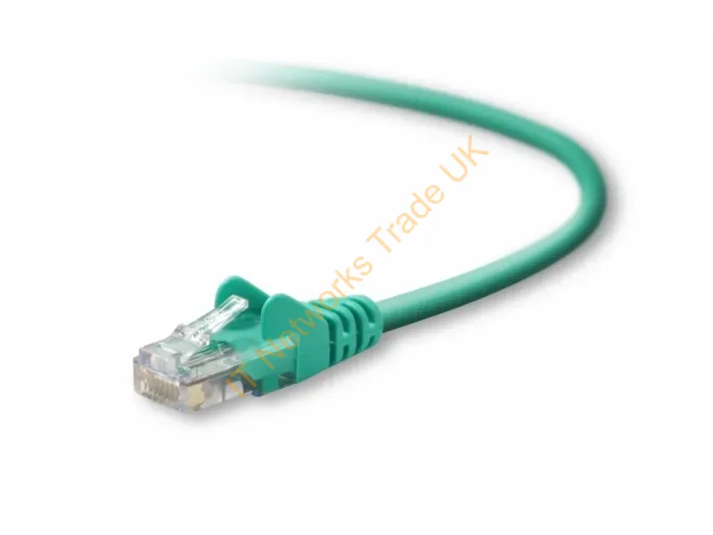 A3L791-03-GRN-S Belkin 3FT Cat5E Snagless Ethernet Patch Cable (Green) Network Ethernet Cable