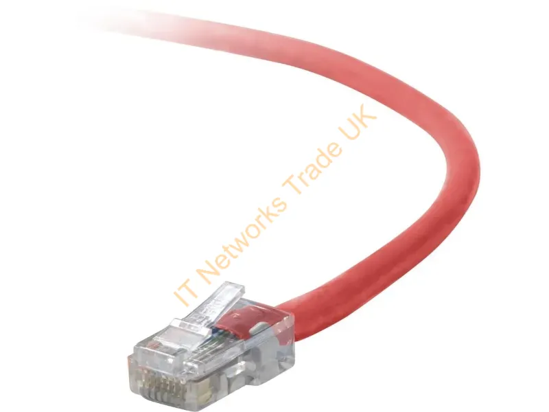 A3L791-03-RED-S Belkin 3FT Cat5E Snagless Ethernet Patch Cable (Red) Network Ethernet Cable