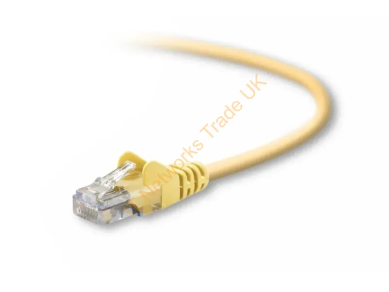 A3L791-05-YLW-S Belkin 5ft Cat5e RJ45 Network Patch Cable (Yellow) Network Ethernet Cable