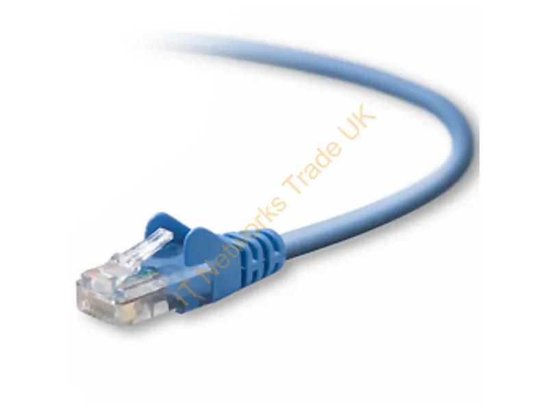 A3L791-06-BLU-M Belkin 6ft Cat5e RJ45 Network Patch Cable (Blue) Network Ethernet Cable