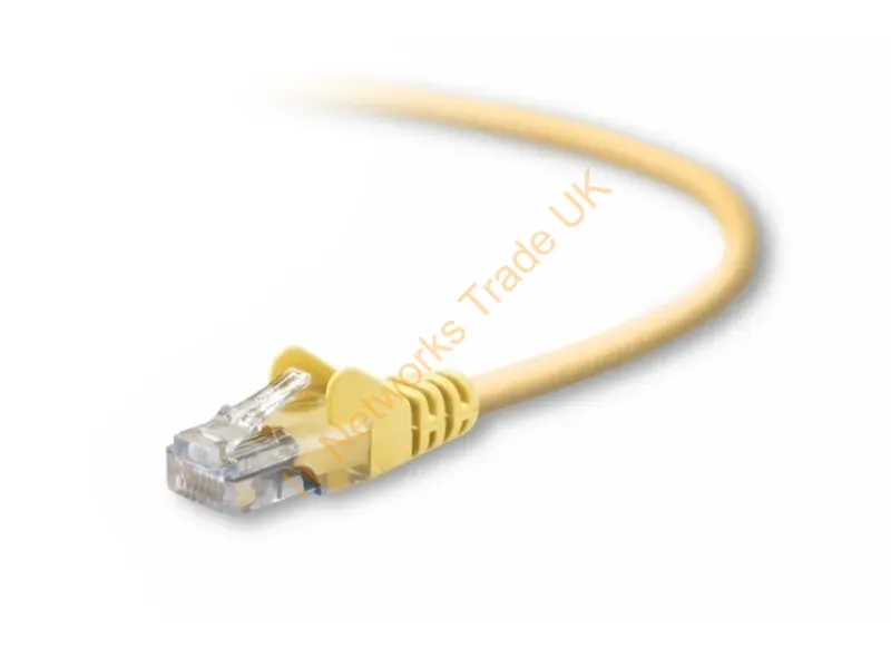 A3L791-06-YLW-S Belkin 6ft Cat5e RJ45 Network Patch Cable (Yellow) Network Ethernet Cable