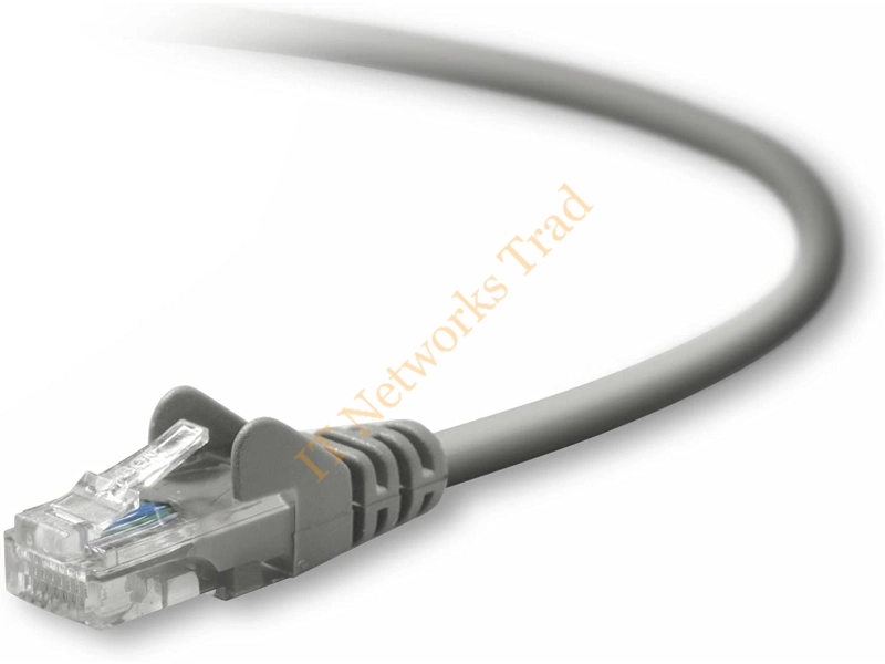 A3L791-100-A1 Belkin 100ft Cat5e RJ45 Network Patch Cable (Gray) Network Ethernet Cable