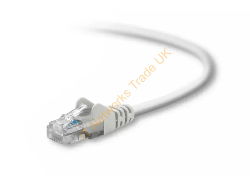 A3L791-15-WHT-S Belkin 15ft Cat5e Snagless Network Patch Cable (White) Network Ethernet Cable