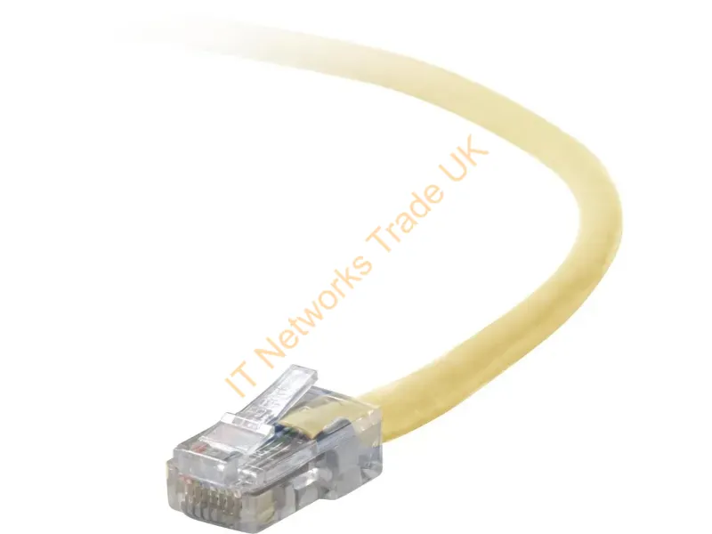 A3L791-15-YLW Belkin 15ft Cat5e Snagless Network Patch Cable (Yellow) Network Ethernet Cable