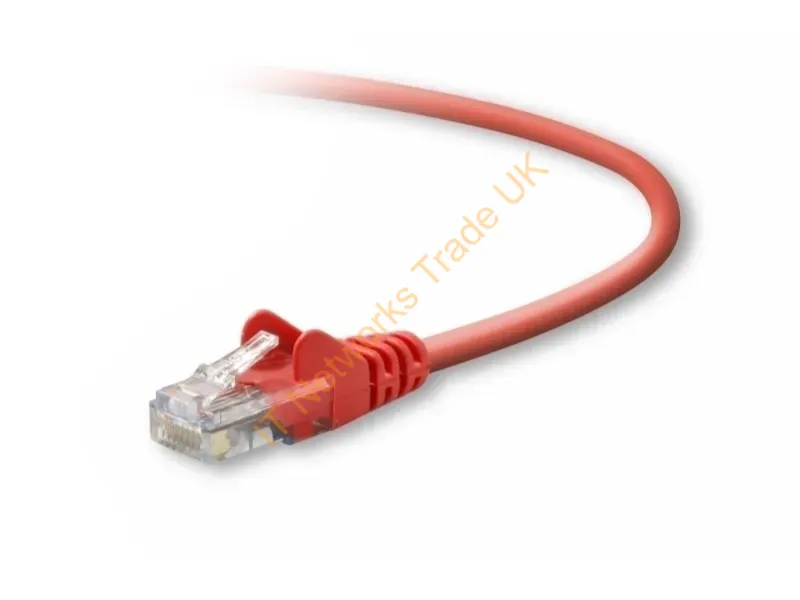 A3L791-20-RED-S Belkin 20ft Cat5e RJ45 Network Patch Cable (Red) Network Ethernet Cable