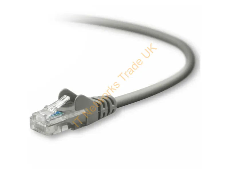 A3L791-250-S - Belkin Cat5E Patch Cable - 250Ft Networking Cable Gray 3000" (76.2 M)