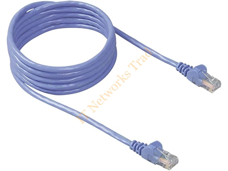 A3L791-30-S-A1 Belkin 30ft Cat5e RJ45 Snagless Network Patch Cable Network Ethernet Cable