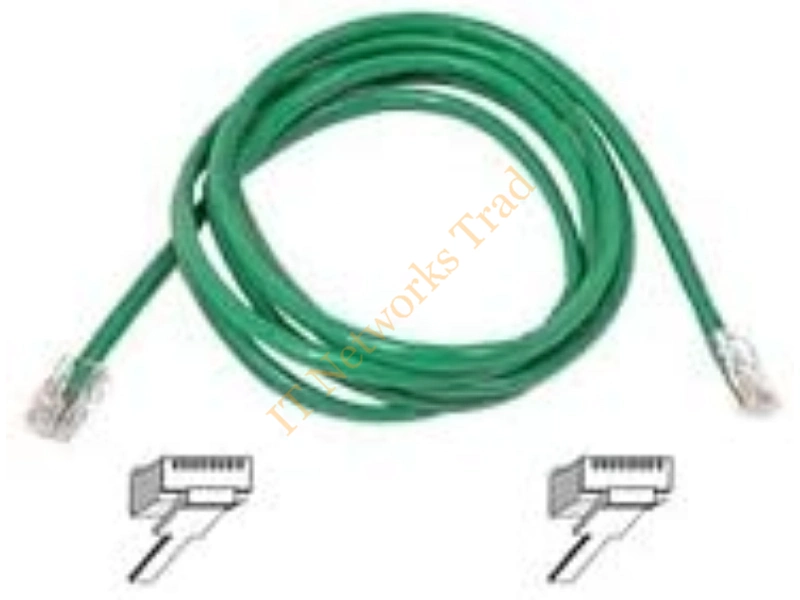A3L791-50-GRN-S Belkin 50ft Cat5e RJ45 Network Patch Cable (Green) Network Ethernet Cable