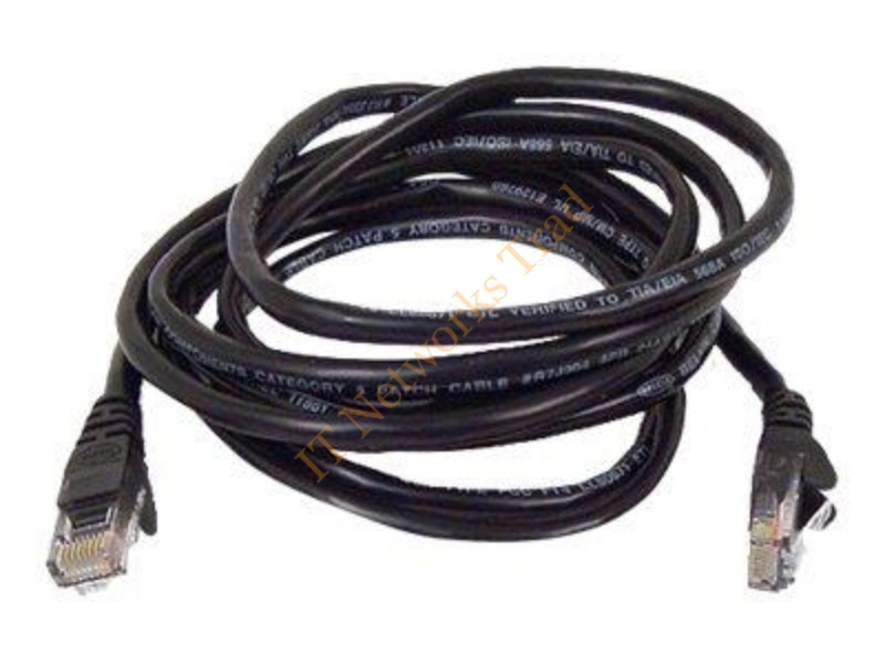 A3L791B01M-BLKS Belkin 1M Cat5e UTP Snagless Network Patch Cable (Black) Network Ethernet Cable
