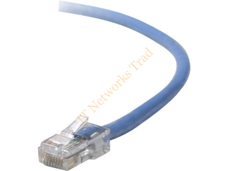 A3L791B02M-BLU Belkin 2M Cat5e Assembled UTP Network Patch Cable (Blue) Network Ethernet Cable