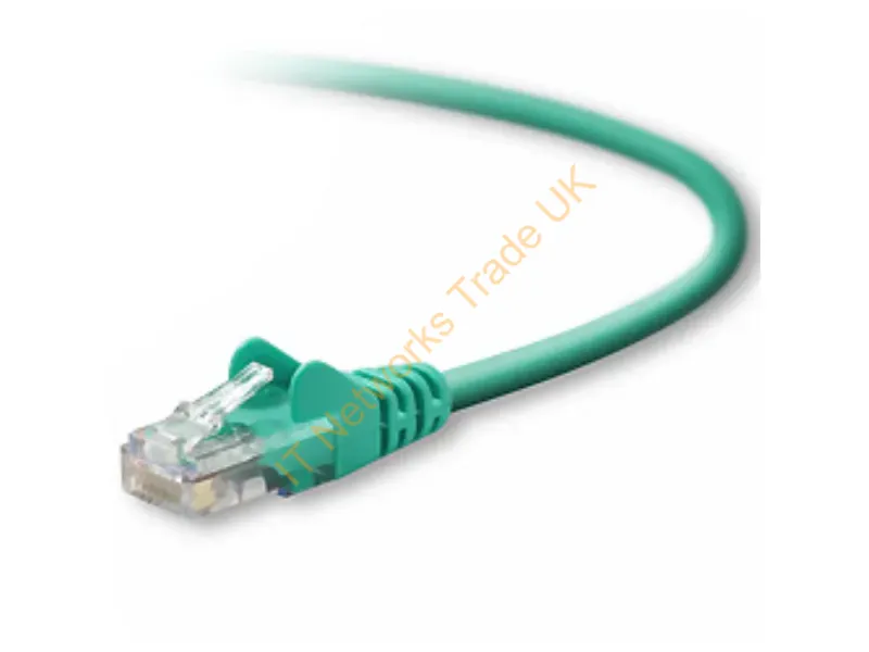 A3L791B07-GRN-S Belkin 7ft Cat5e RJ45 Snagless Network Patch Cable (Green) Network Ethernet Cable